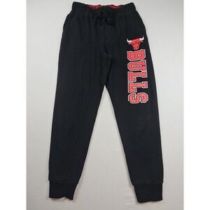 Bulls Chicago Black sweatpants joggers NBA women's Size S